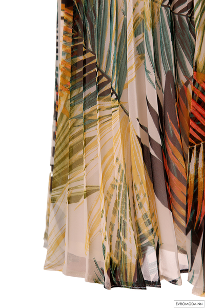 Юбка плиссе из вискозного шелка Pretty One 7414