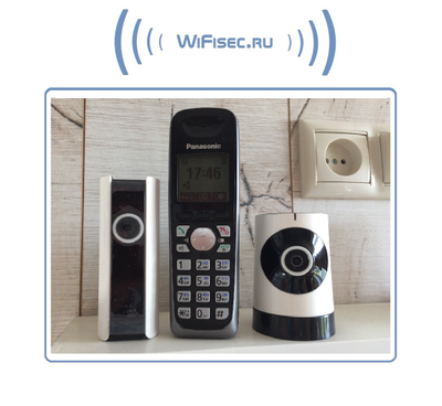 Видеоняня /WiFi IP видеокамера панорамная 180*110* с DVR (fish-BW), HD (360EyeS)