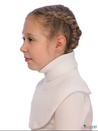 Манишка  21-32, цвет белый р. 1 (универсальный от 1 года)