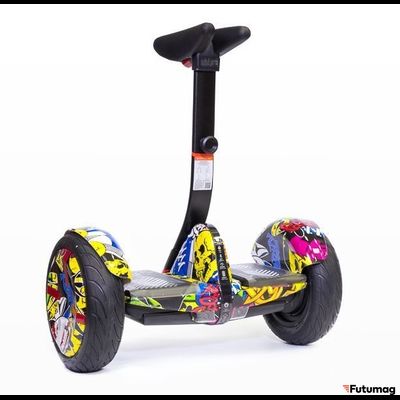 Мини-сигвей MiniRobot Mini Pro 54V Граффити желтый