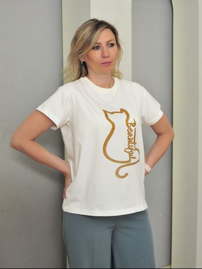 Джемпер 647-0624 кошка