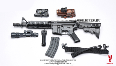 Коллекционная фигурка 1/6 Female Shooter - Black Ver VCF-2029 - VERYCOOL