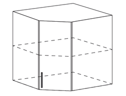 ШВУ 550х550 Шкаф настенный угловой