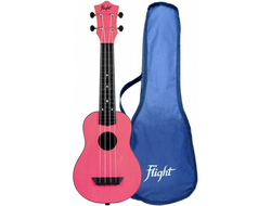 FLIGHT TUS-35 PK - укулеле Travel, сопрано, цвет розовый.