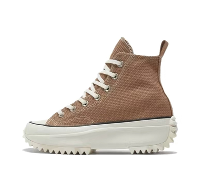 Купить Кеды Converse Run Star Hike коричневые высокие на платформе 171090C