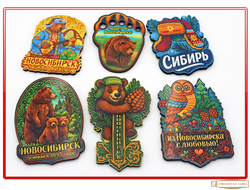 Магниты сувенирные сибирские мотивы оптом