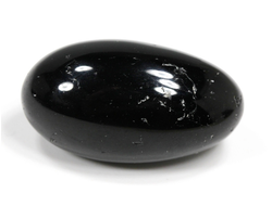 Турмалин черный, Шерл, галтовка, Бразилия (27*16*14 мм, 11 г) №28482