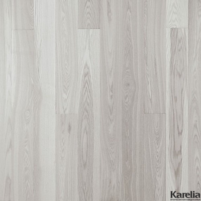 Паркетная доска Karelia Ясень Story 138 Azalea Deep Matt 1-полосная матовый лак 2G с фаской толщина 14 мм 2.0 м2