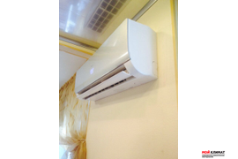 Стандартная установка кондиционера мощность 7000/9000 BTU