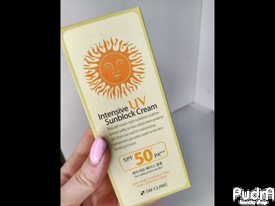 3W CLINIC Солнцезащитный крем Intensive UV Sun Block Cream SPF 50+ PA+++, 70 мл