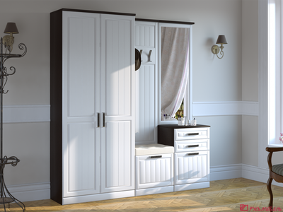 ВЕНЕЦИЯ-1 Секция-3 Шкаф 2-створчатый венге