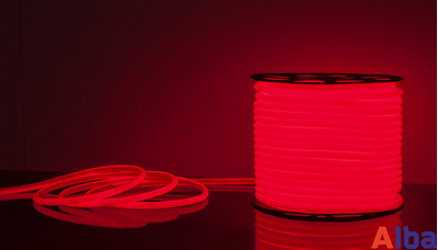 Неон круглый 220V Красный D16мм