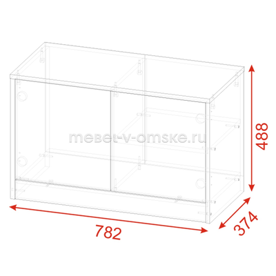Тумба для обуви Денвер