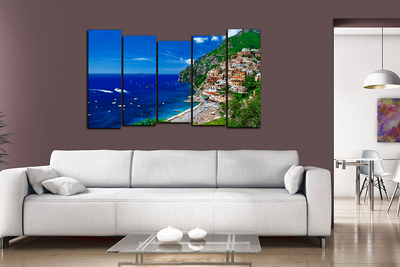 Модульная картина "Райский курорт"