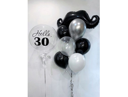 Сет из гелиевых шаров "Брутал"