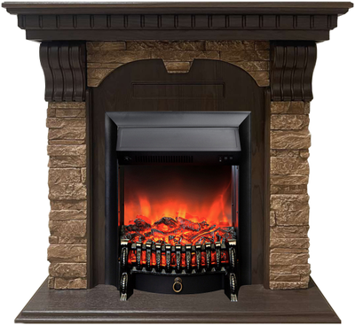 Электрокамин Дублин AO M4 с очагом Fobos