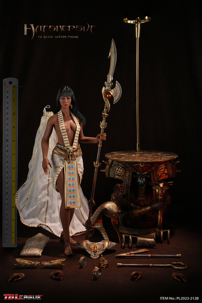 Египетская царица Хатшепсут (в белом)  - Коллекционная ФИГУРКА 1/6 scale Hatshepsut (PL2023-212B) - TBLeague