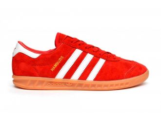 Adidas Hamburg Suede красные (36-45) Арт.006МF