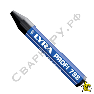 Мелок промышленный восковой LYRA 798-099 черный ф12х95мм