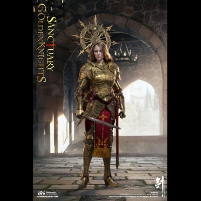 ПРЕДЗАКАЗ - Стражница святилища в золотом - Коллекционная фигурка 1/6 SWORDS OF CHAOS - GOLDEN TEMPLE GUARDIAN (BRASS EDITION) (SW002) - COOMODEL ?ЦЕНА: 43700 РУБ.?