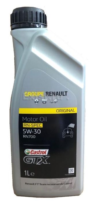 Масло моторное Renault - Castrol GTX RN-SPEC RN 700 5W30 1 л