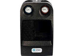 Насосная группа STOUT с прямым контуром 1" в теплоизоляции с циркуляционным насосом 25/60-180  (Арт.