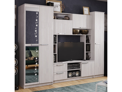 ГОСТИНАЯ ФЛОРА (ясень белый/ясень белый), 2700*2100*540