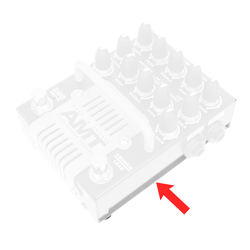 Нижняя часть корпуса лампового преампа AMT SS-11A (1 деталь)