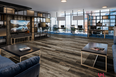 Кварцвиниловая плитка Damy Floor Family LVT Дуб Рустикальный Черный / Rustic Black Oak TCM369-7