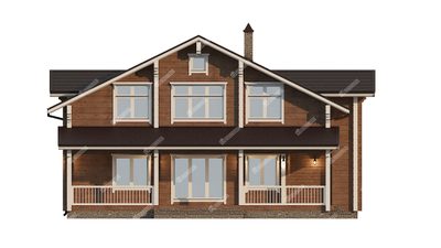 Гостиница из клееного бруса "Архыз", 267 м2