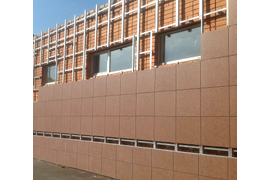 Монтаж вентилируемого фасада керамогранит  ВПГ