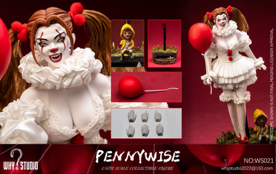 ПРЕДЗАКАЗ - Мисс Пеннивайз ("Оно") - Коллекционная фигурка 1/6 Pennywise (WS021) - WHY STUDIO ?ЦЕНА: 25900 РУБ.?