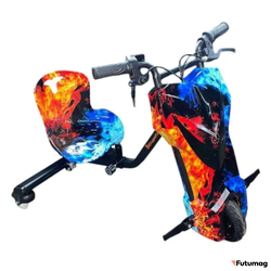 Электроскутер Дрифт Карт KUGOO KIRIN огонь и лед