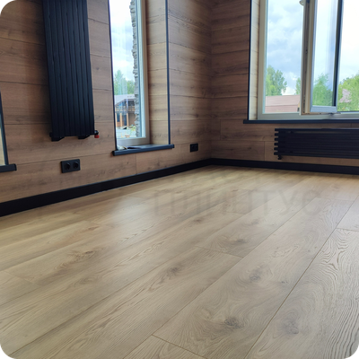 Плинтус ХДФ Dollken Cubu Flex Life 60мм Х 2,5 м 1001/1144 Чёрный