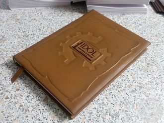 Именной ежедневник, ежедневник с тиснением, ежедневник на заказ, подарок для руководителя, блокнот