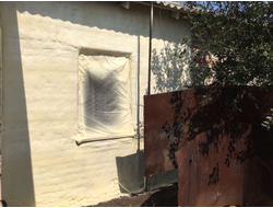 Утепление дома пенополиуретаном