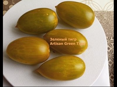 Томат черри Зеленый тигр (Artisan Green Tiger)