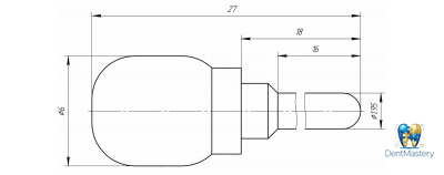 Пин для фиксации навигационного шаблона Ø1.95 мм MIS