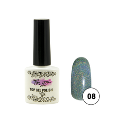 Гель-лак FOR YOU Cat's eye RAINBOW № 08