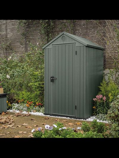 Сарай "Дарвин 4х4" (размеры 118 х 117 см), зеленый