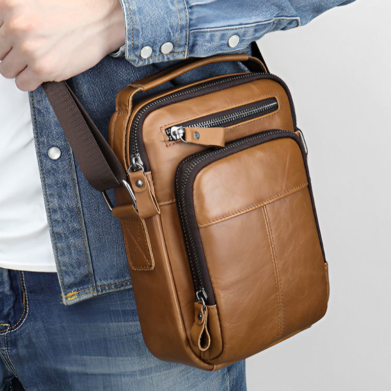 Барсетка кожаная "Barsa", купить в Минске