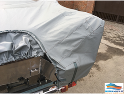 Тент на лодку РИВЕРБОТ 390 С КРЕНОЛИНАМИ