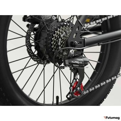 Электровелосипед QRONGE WATERFALL (4.0) бирюзовый