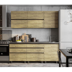 Кухня 2,0м Лофт (крафт/венге) BTS
