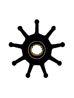 Импеллер помпы охлаждения двигателя Ancor 4738 118мм со шлицами