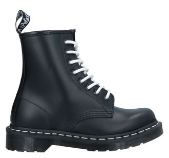 БОТИНКИ DR. MARTENS 1460 черные с белым