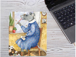 Коврик для мышки "Крыса" №14