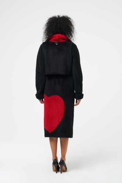 оригинальное женское драповое пальто шерстяное фото пальто Флирт москва