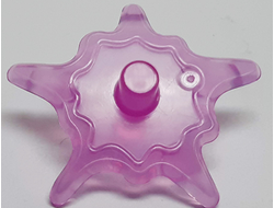 Power Burst, Shield Small with Bar Ends, Trans-Dark Pink (35032f / 6350404)