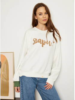 ЖЕНСКИЙ СВИТШОТ БЕЛЫЙ "ДАРИ"